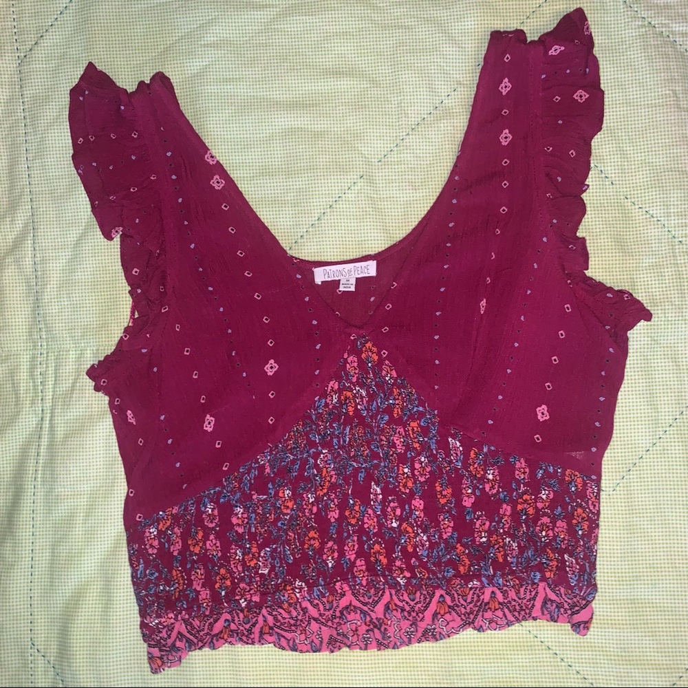 Patrons of Peace Crop Top